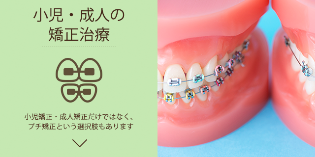 小児・成人の矯正治療